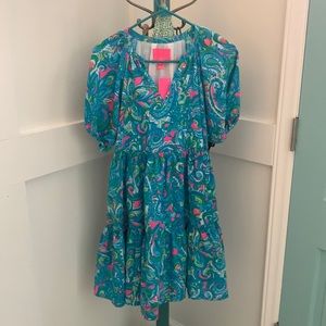 NWT. Bright and fun Lilly dress! XS.